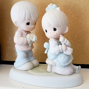 1995 Precious Moments My Love Blooms For You Collectible Figurine